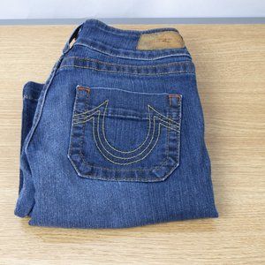 True Religion Bootcut 26 X 33 Women's Denim Jeans Medium Wash Zip Fly USA